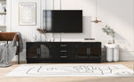 ZUN U-Can 68.9'' Modern Minimalist TV Stand for TVs up to 75 Inches, Entertainment Center Media Console N724P198482B