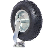 4PCS 12IN CASTER pneumatic tire, Caster Wheel, Swivel Plate, Steel Hub with W465130469