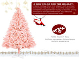 6 FT Artificial Christmas Tree, Unlit Christmas Pine Tree with 1000 Branch Tips and Sturdy Metal 27486356