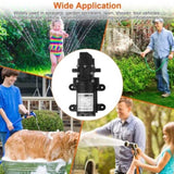 2PCS 12V Water with 2 Hose Clamps 130PSI Self Priming Sprayer 70W Electric Diaphragm Water 21653879