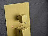 Shower system combo with hand shower, 16 inch shower head and tub spout 96940722