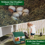 ZUN 2 Compartment Roll Out Nesting Box with Plastic Basket, Egg Nest Box Laying Box Hens 49949210