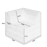 Corner sofa Compressed Sectional Sofa Modern Minimalist Style Corduroy Couch, Sleeper Sofa for W487P230483