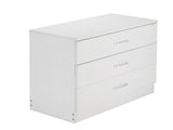 Modern Simple 3-Drawer Dresser White 80193999