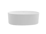 65" Freestanding Solid Surface Bathtub, Stone Resin Freestanding Bath Tub with Overflow and Pop-up W1573P180444