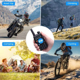 BAOFENG Portable Walkie Talkie UV-5R, Handheld Ham Radio Long Range 8W High Power, Rechargeable 69038925