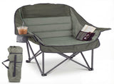 Green Heavy-Duty Folding Camping Chair, PVC Coated 600D Oxford Fabric, X-Shaped Metal Frame & 56523874