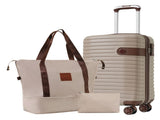 Luggage Sets 3 Piece Carry on Luggage 22x14x9 Airline Approved, Lightweight Hardshell ABS Suitcases PP532403AAM