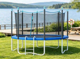 Blue 12FT Trampoline Spring Pad Safety Replacement Cover, Waterproof & Tear Resistant, No Pole 24665804