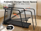 Walking Treadmill for Senior with Long Handrail, 300 lbs Capacity, 2.5HP Quiet Motor, Recovery 21573345