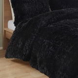 ZUN King/Cal King Shaggy Long Fur Comforter Mini Set B03595935