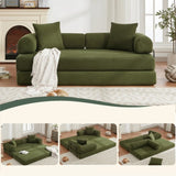 78.5" Folding Out Sleeper Sofa Bed,4-in-1 DIY Combination W1628P216722