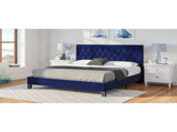 Blue Cal King Upholstered Bed B361P497720