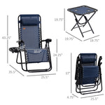 ZUN Folding Lounge Chairs / beach chair （Prohibited by WalMart） 03234419