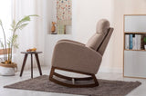 COOLMORE Rocking Chair, Modern Glider Chair, Recliner Armchair with Wood Legs and Side Pocket, W39594818