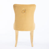 A&A Furniture,Nikki Collection Modern, High-end Tufted Solid Wood Contemporary Velvet Upholstered W1143P151483