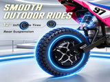 Kids Electric Dirt Bike 36V with Brushless Motor Up to 9.9 MPH Inflatable Tires Rear Suspension 65446024