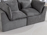 74.8" Width Cloud Couch Oversized Modular Sectional Sofa True Relax Comfy Couches Wide&Deep Seat W2530P458025