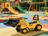 3 in 1 Ride On Toy Bulldozer Digger Tractor Pulling Cart for Backyard Sandbox Pretend Play 28562937