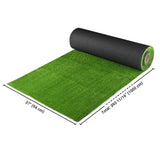 ZUN Realistic Synthetic Artificial Grass Mat 3ft x 33ft with 3/8" grass blades height Indoor Outdoor 66506968