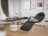 Portable Tattoo Chair for Client 72inch, Mobile Massage Table Foldable with Storage Bag, Black 40992098