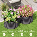 ZUN Garden Bed、 Galvanized Planter 82739390