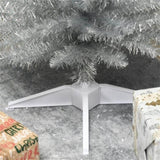 7 foot silver Christmas tree with bracket 78039552