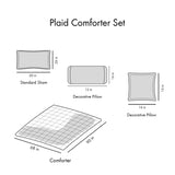 Twin/Twin XL Plaid Comforter Set B03595843