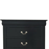 ZUN Black 5-Drawer Chest B062P209041