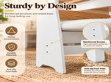 Dining Table Set with Corner Nook Bench, 59.1" L x 46.1" W x 30.7" H, Melamine MDF & PU Upholstery, 26892431