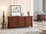 47.3" Mid Century Modern Sideboard Buffet Cabinet with Storage, Wood Storage Cabinet with 2 Doors W1801P454078