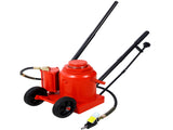 50 Ton 100,000LBS Air Hydraulic Bottle Jack, with Pneumatic & Manual Hand Pump, Rugged Steel W465P146643