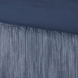 7 Piece Printed Seersucker Comforter Set Navy Cal King B03597180