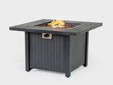 28-inch Iron Square Propane Fire Pit Table W3131P277175