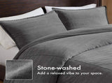 3PCS King/Cal King Twill Washed Duvet Set B035P341123