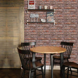 48 Pcs Red Rock Wall Peel And Stick Wallpaper Waterproof PVC Self Adhesive Decorative Easy To 84252881