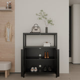 Black Large Capacity Bamboo Cabinet Furniture for Bathroom Living Room Bathroom Bamboo W2207P327622