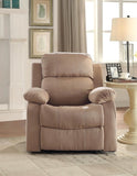Brown Recliner with Pillow Top Arm B062P215450