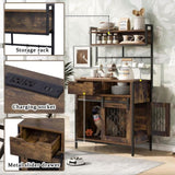Furniture Style Dog Crate Composite Desk Hutch Pet Friendly Furniture N843P256449O