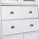 67" Tall Kitchen Pantry Cabinet with Doors and Shelves Large Stand Up Pantry Storage Cabinet with W3417P321849