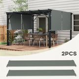 2 Pcs Pergola Replacement Canopy 15283042