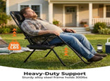 2-Pack Zero Gravity Lounge Chairs,Folding Recliners with Pillow & Cup Holder for Outdoor Patio, 08669378