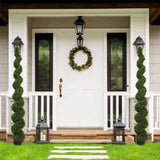 Topiary bonsai artificial spiral tree plant Outdoor uv resistant plastic boxwood 210cm 1pcs/set W2945P279014