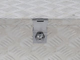 30" Elegant 5-Strips Pattern Aluminum Toolbox Silver 70391005