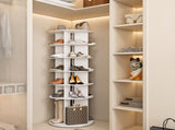 Rotating Shoe Rack Tower, 6-Tier Spinning Shoe Rack, Free Standing 360&deg Revolving Shoe Organizer, 56550516