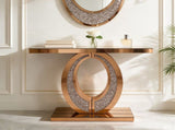 Artisan Crafted Mirrored Accent Table, High Quality Build For Every Interior Scene W3836P538650