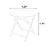 3 Piece Patio set, Outdoor Camping Chairs with Breathable Textilene Fabric, folding with steel W640P270188