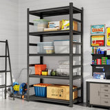 87 "H heavy-duty storage rack, five layer adjustable metal shelf, suitable for tool rooms, garages, 02599831