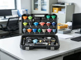 28-Piece Universal Radiator Pressure Tester Kit, Manual Pump with Color-Coded Test Caps, Coolant 61895304