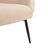 Light luxury single sofa modern simple living room balcony leisure sofa chair,white W370141733